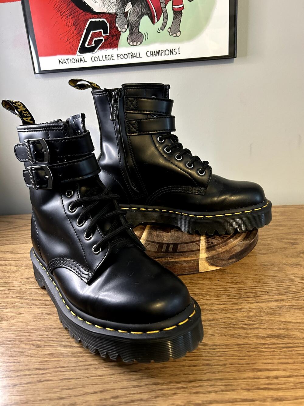 Dr Martens 1460 Alt Double Buckle Size 7/EU 38